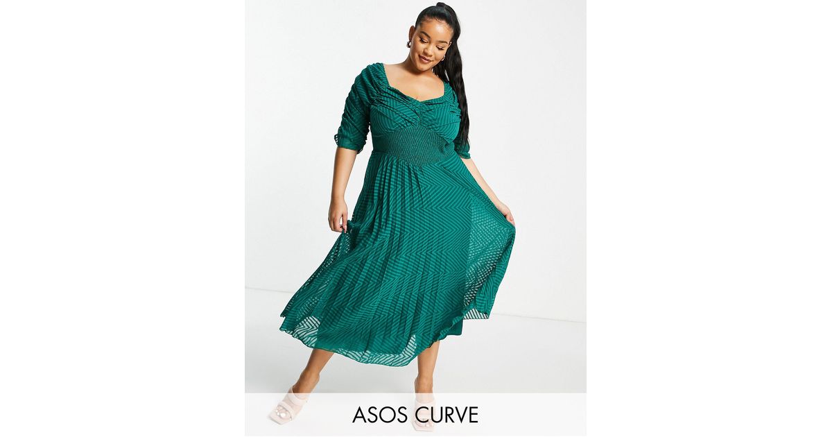 ASOS Synthetic Asos Design Curve Ruched 