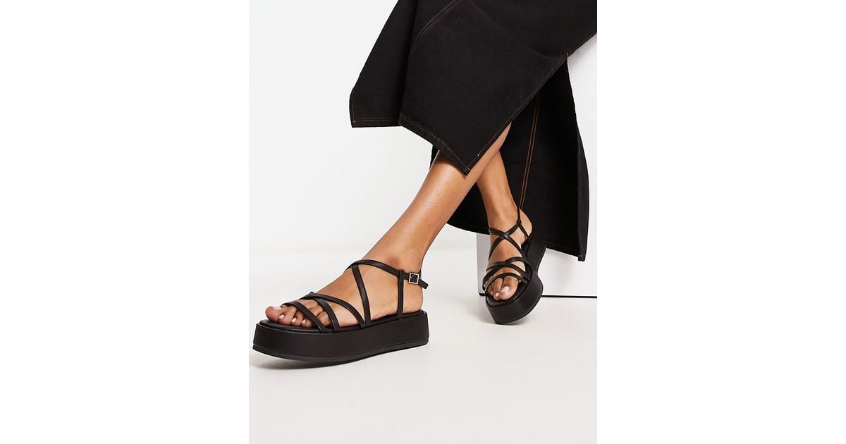 Strappy sandals hotsell platform