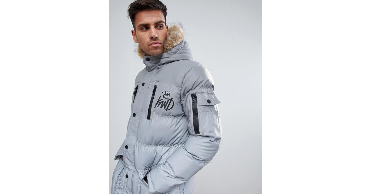 kwd reflective parka