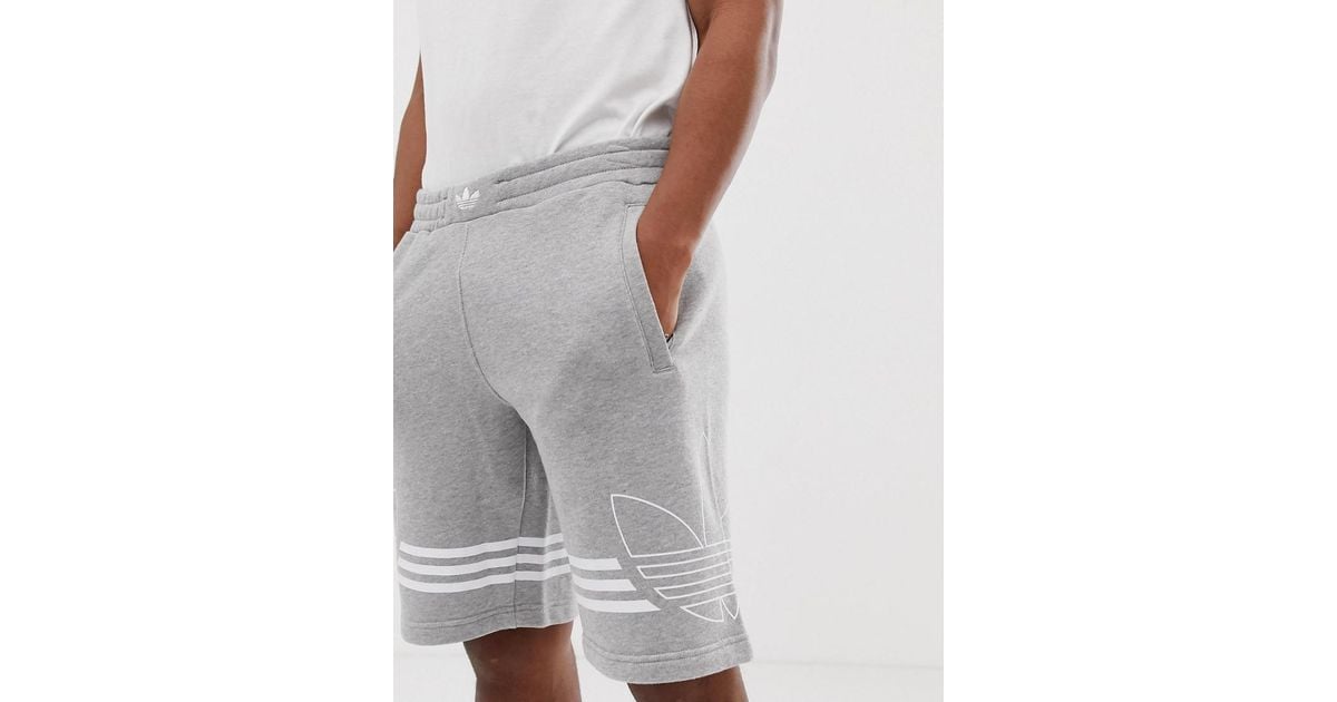 adidas trefoil logo shorts