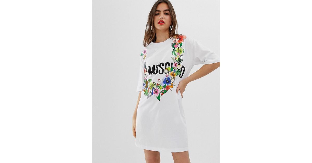 Love Moschino Silk Tropical Floral 
