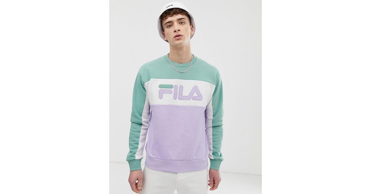 fila logo sweatshirt