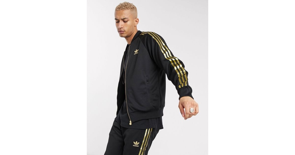 Superstar 24K - Giacca nera da Uomo di adidas Originals in Nero | Lyst