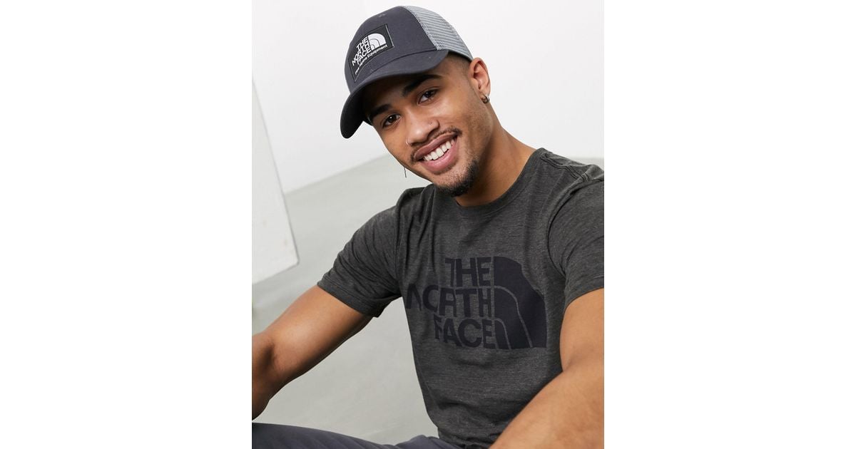 The North Face Mudder Trucker Cap in Gray for Men | Lyst