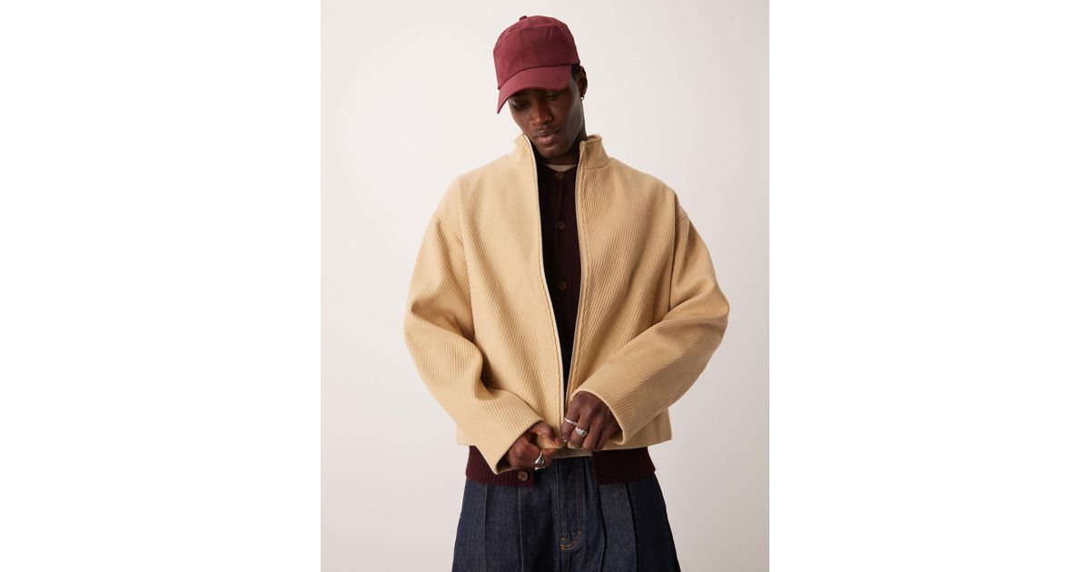Oversized Arrowhead Jacket Wool