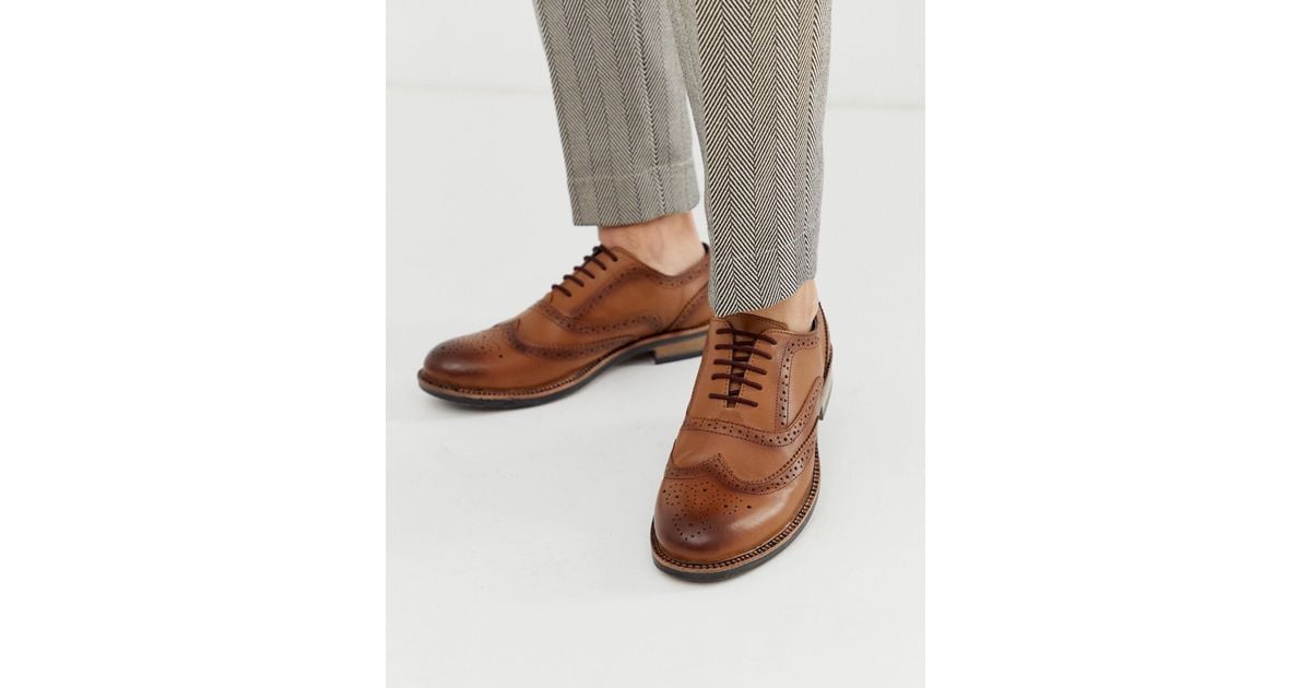 Chaussures richelieu épaisses en cuir Redfoot pour homme en coloris Marron  | Lyst