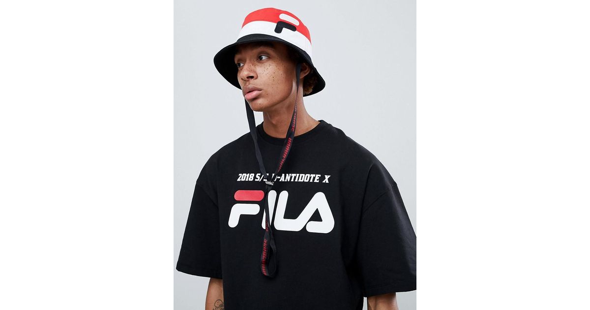fila bucket hat asos
