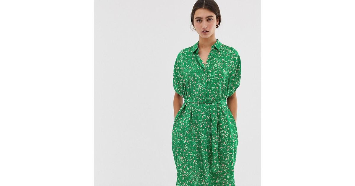 monki green dress