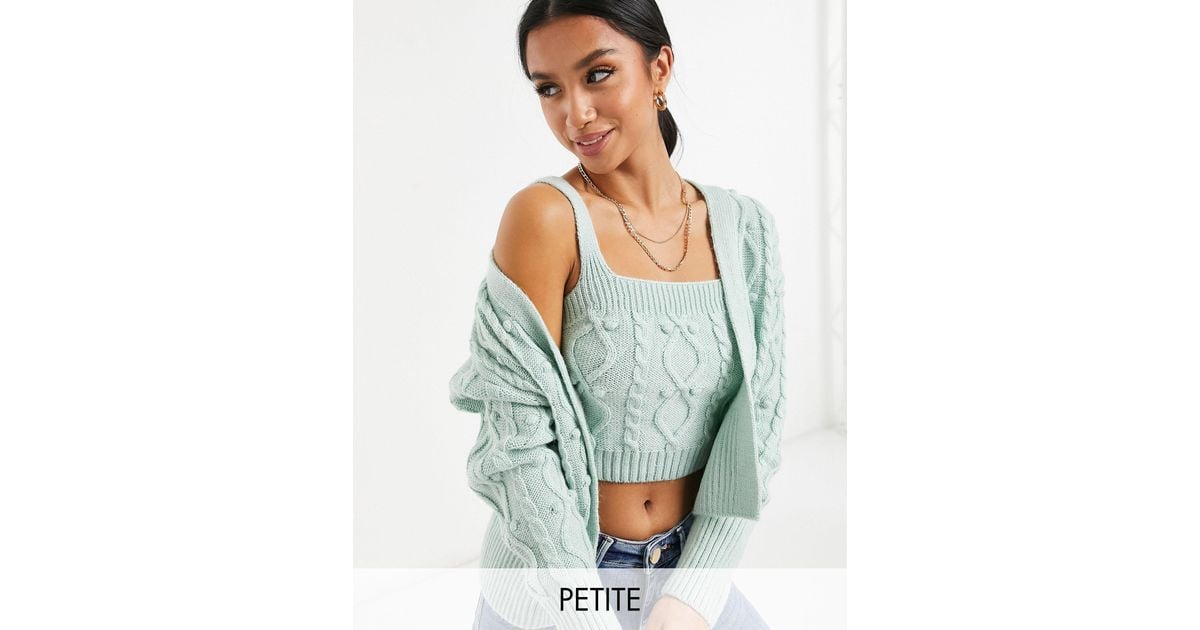 Petite cardigan clearance twin sets