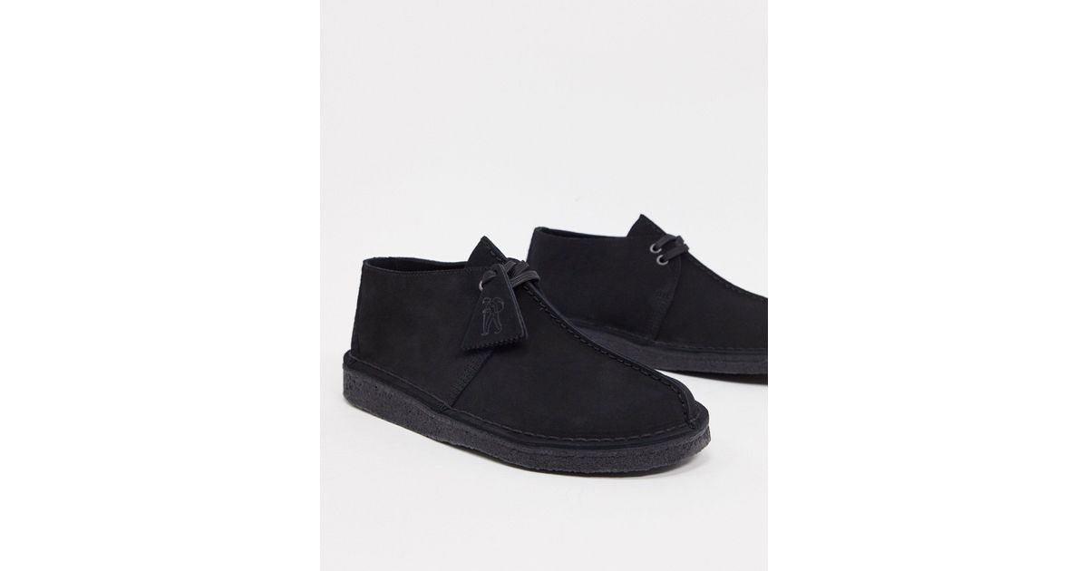 Clarks Suède Desert Trek - Suède Schoenen in het Zwart voor heren - Bespaar  55% - Lyst