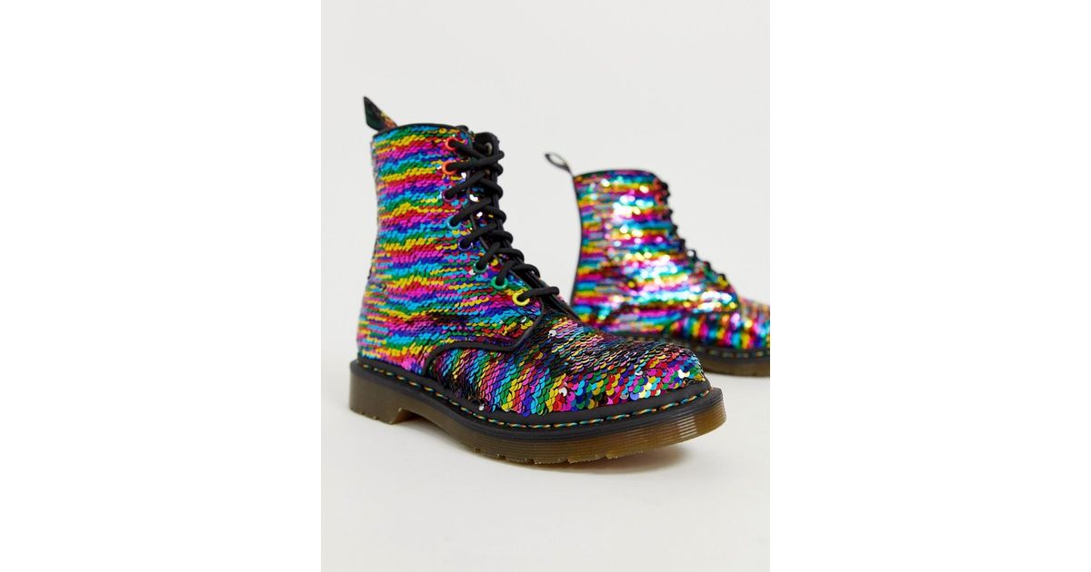 dr martens arc en ciel