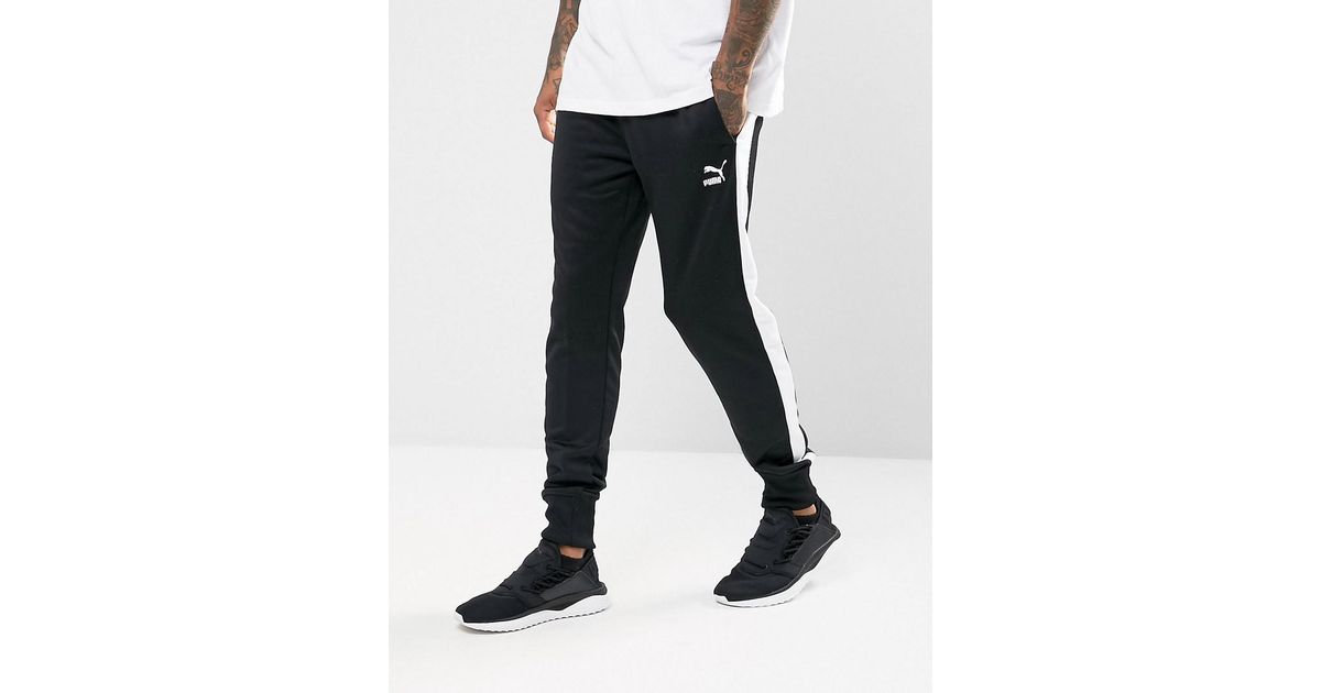PUMA Synthetic Archive T7 Joggers In 