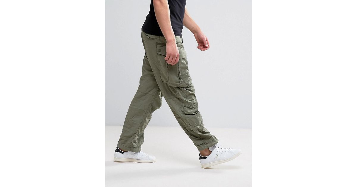 G-Star RAW Rovic Parachute Cargo Pant in Green for Men | Lyst UK