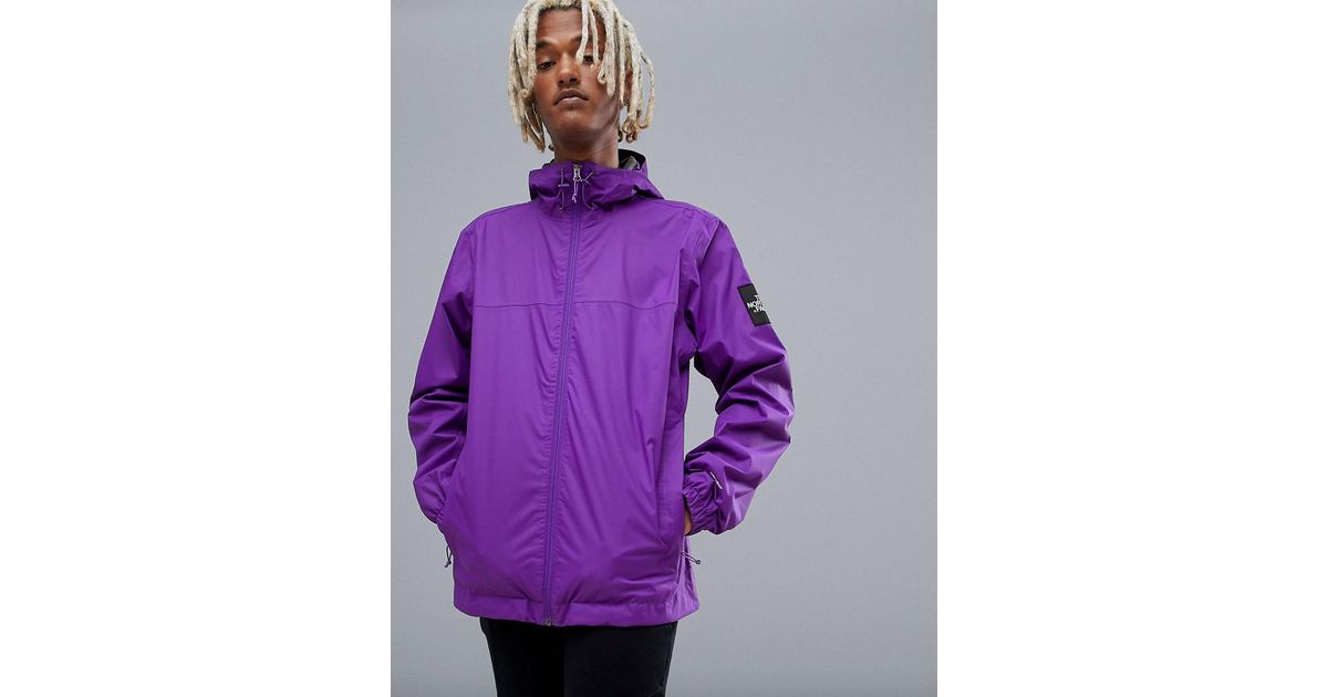 north face mountain q jacket purple