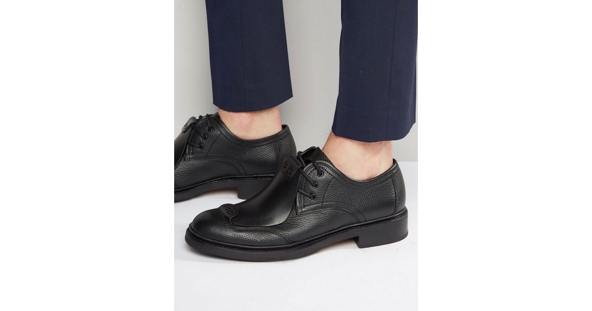 G-Star RAW Guard Leather Derby Shoes in Black | Lyst