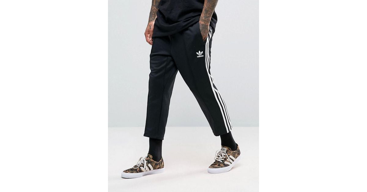 adidas superstar cropped track pants