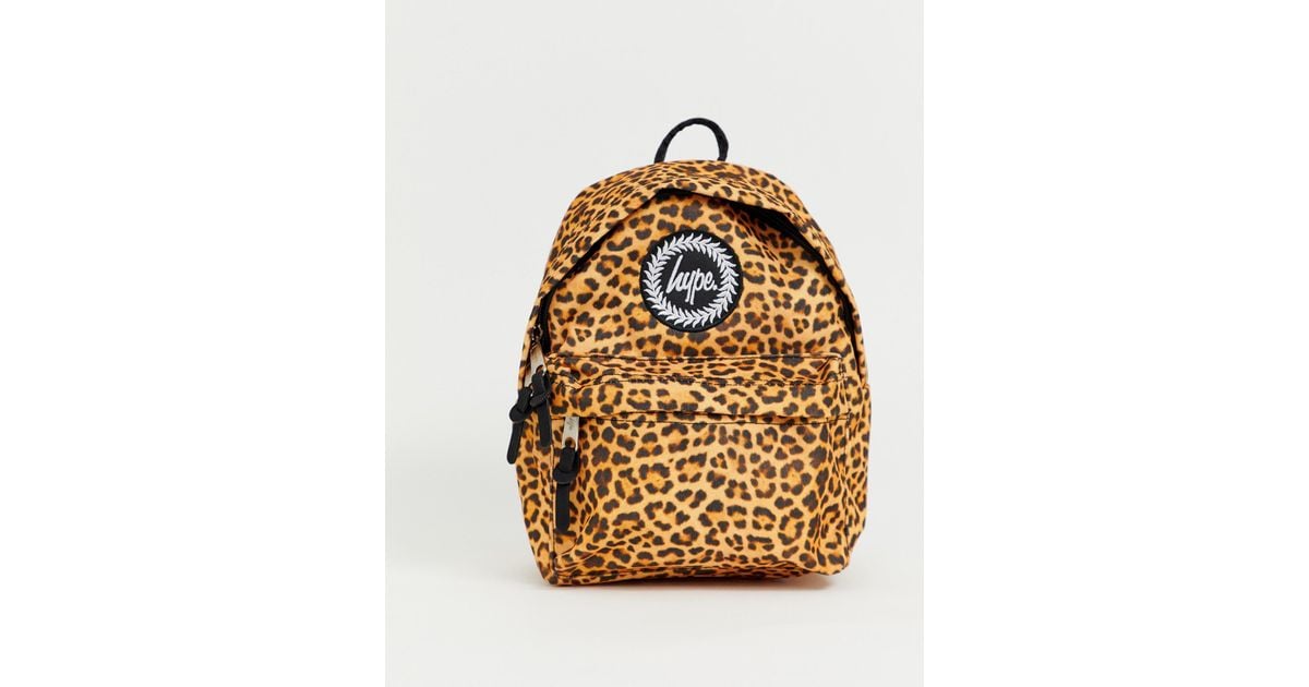 Hype leopard print backpack hotsell