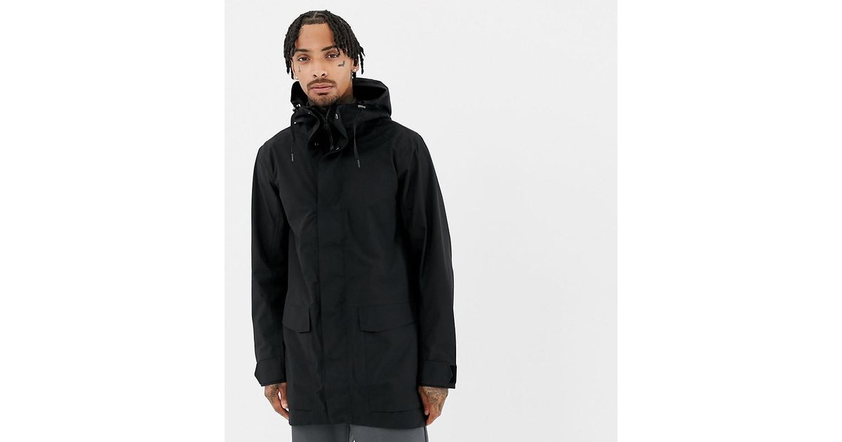 Didriksons Synthetic Didriksons Trond Parka in Black for Men - Lyst