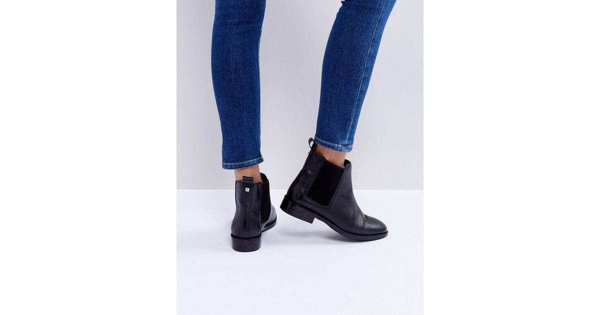 Faith Binkie Leather Chelsea Boots in 