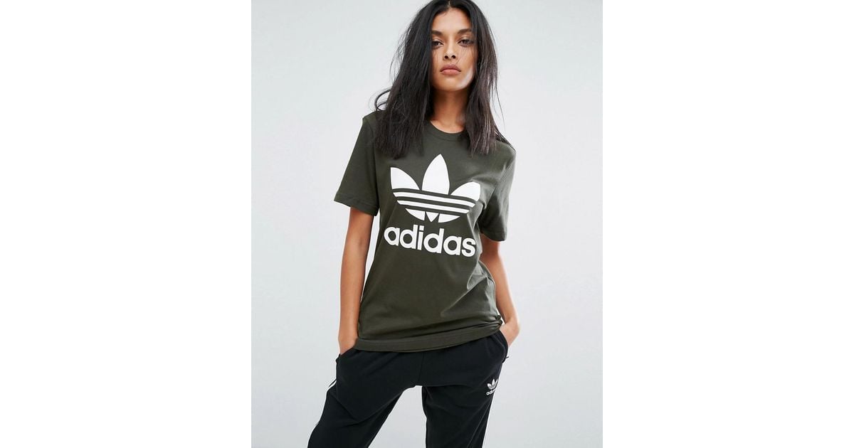 adidas originals t shirt khaki