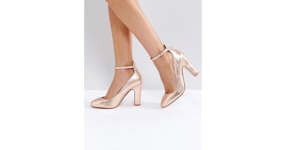 Dune rose gold shoes cheap