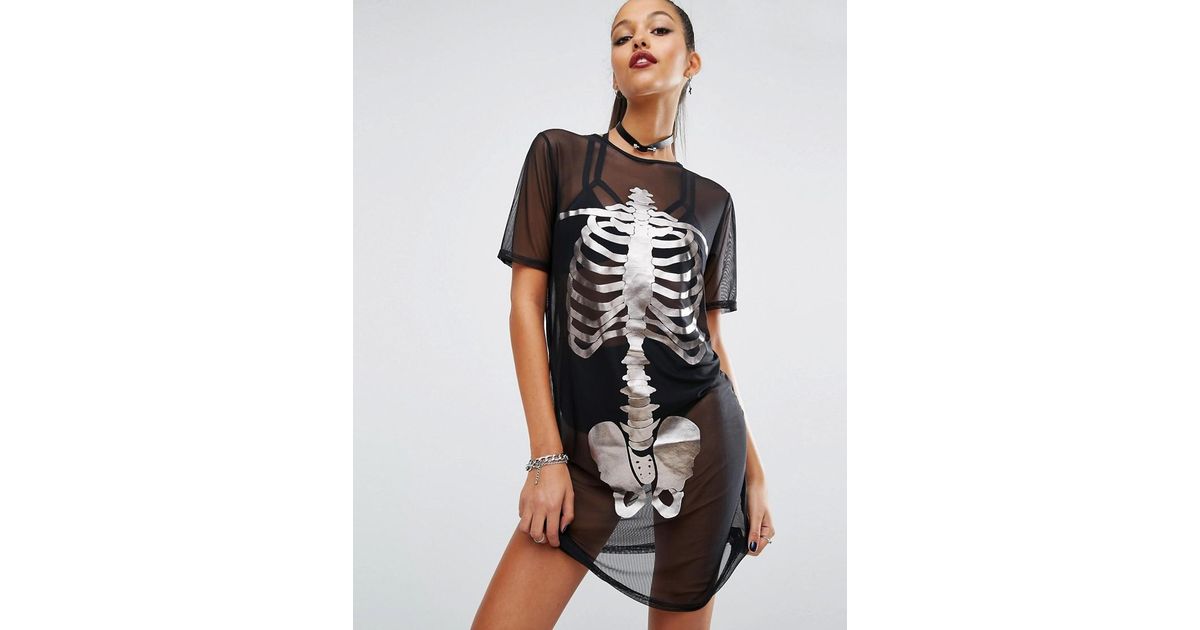 Missguided Synthetic Halloween Skeleton 