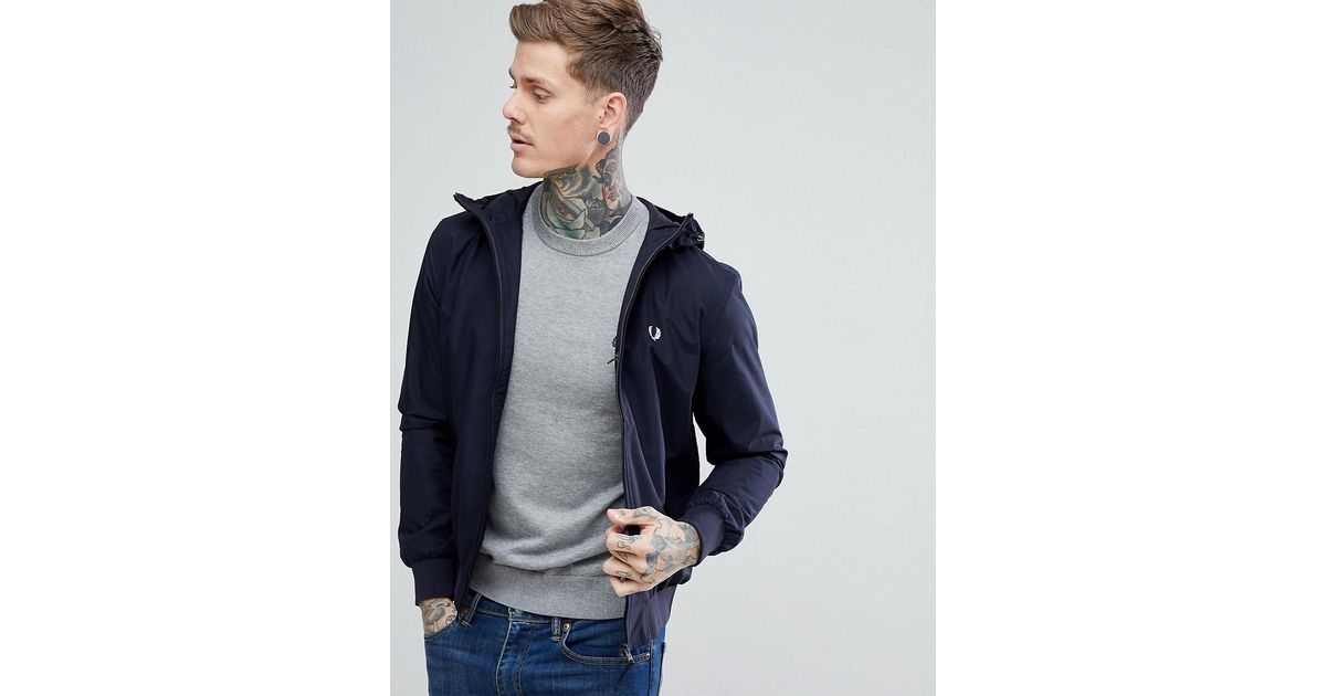 fred perry panel brentham lightweight jacket