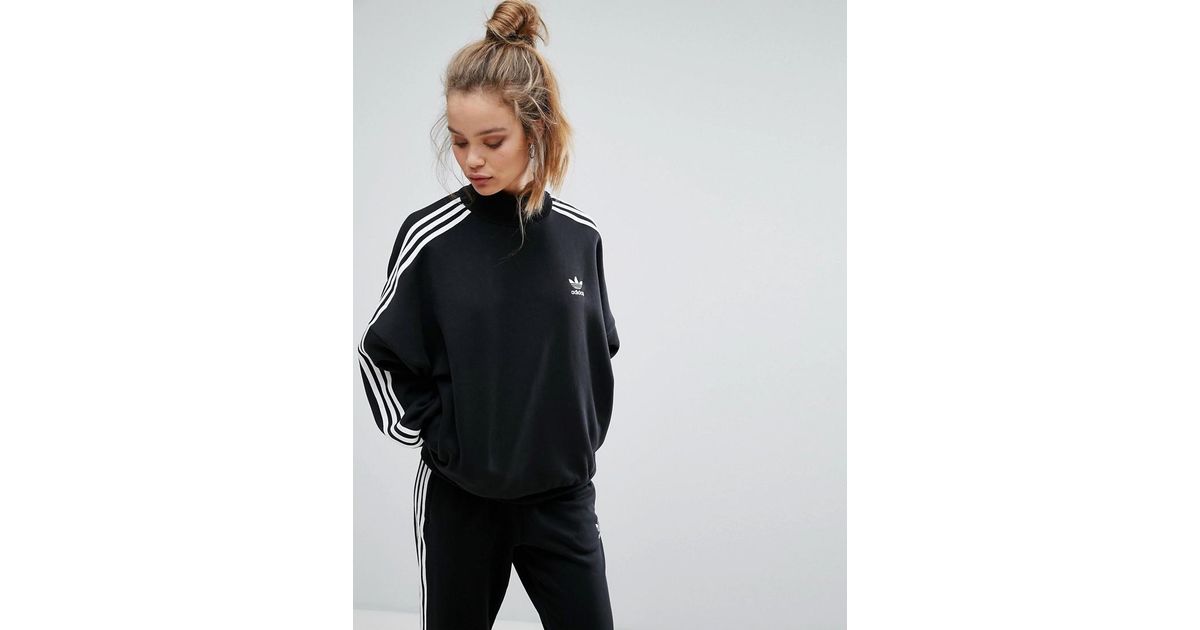 high neck adidas sweatshirt
