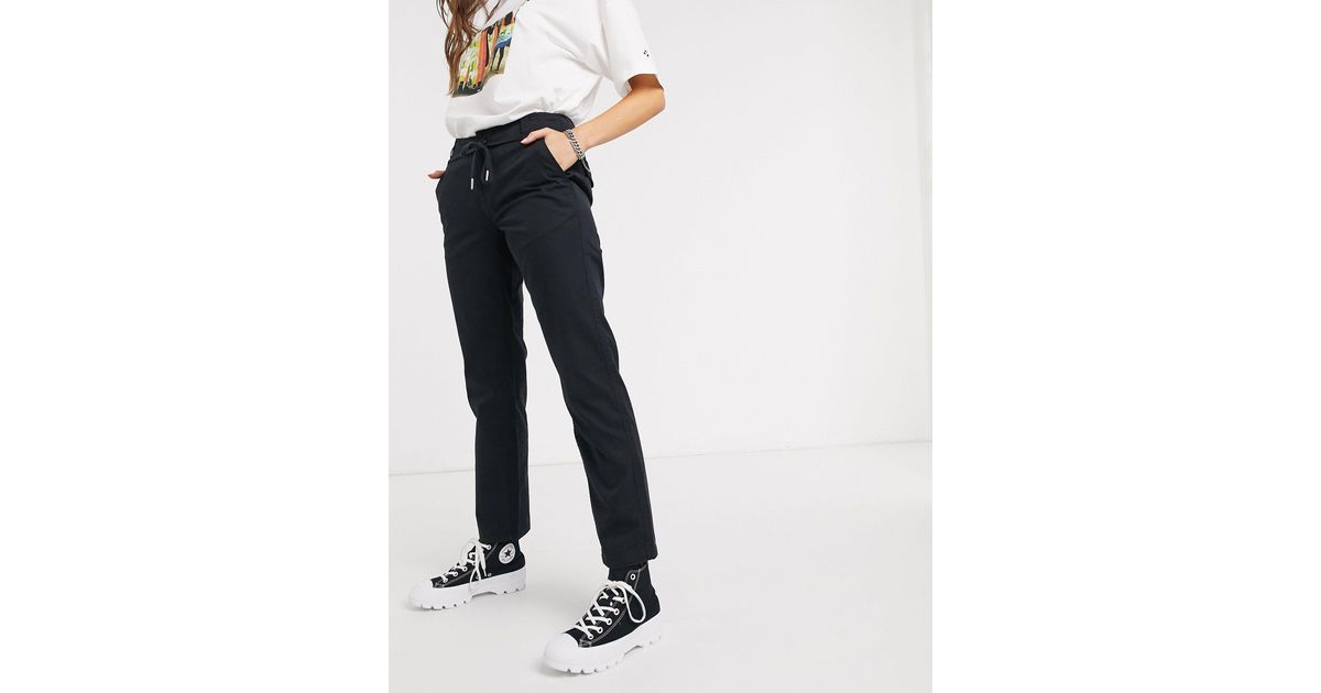Converse Denim Tie Waist Cargo Pants in 