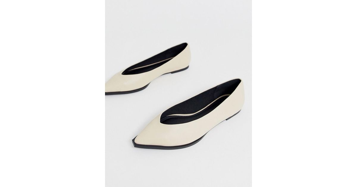high vamp flats
