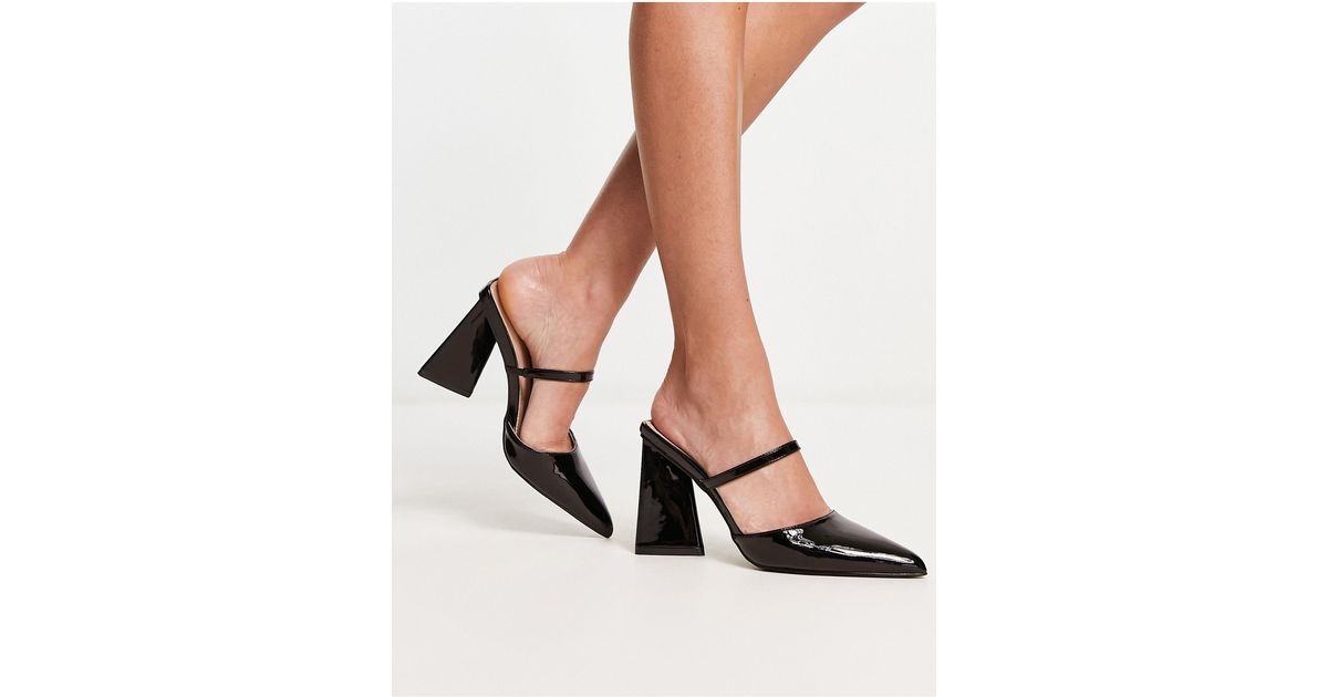 Backless cheap heeled shoes