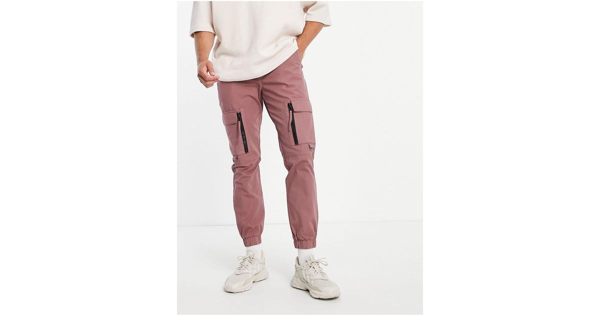 Strap Cargo Pants Jeans SKINNY FIT BTP221171 Orange Camo Access Apparel |  eBay