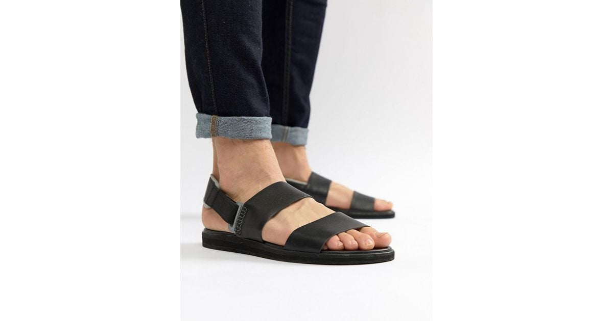 Camper Spray Leather Sandals In Black for Men | Lyst Australia