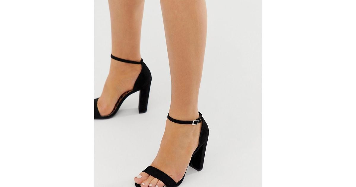 new look wide fit block heel sandals