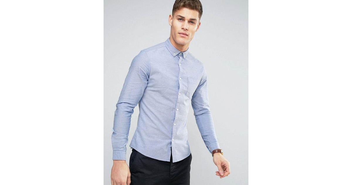 skinny oxford shirt