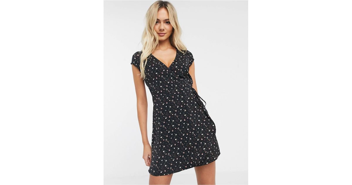 wrap dress hollister