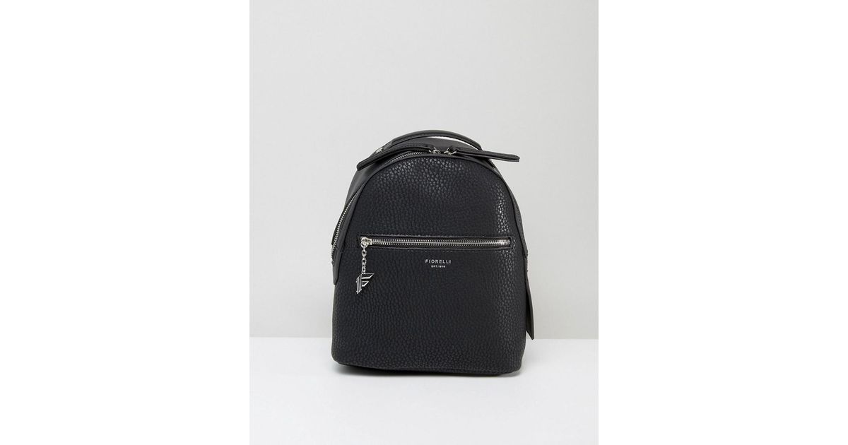 fiorelli anouk mini black backpack