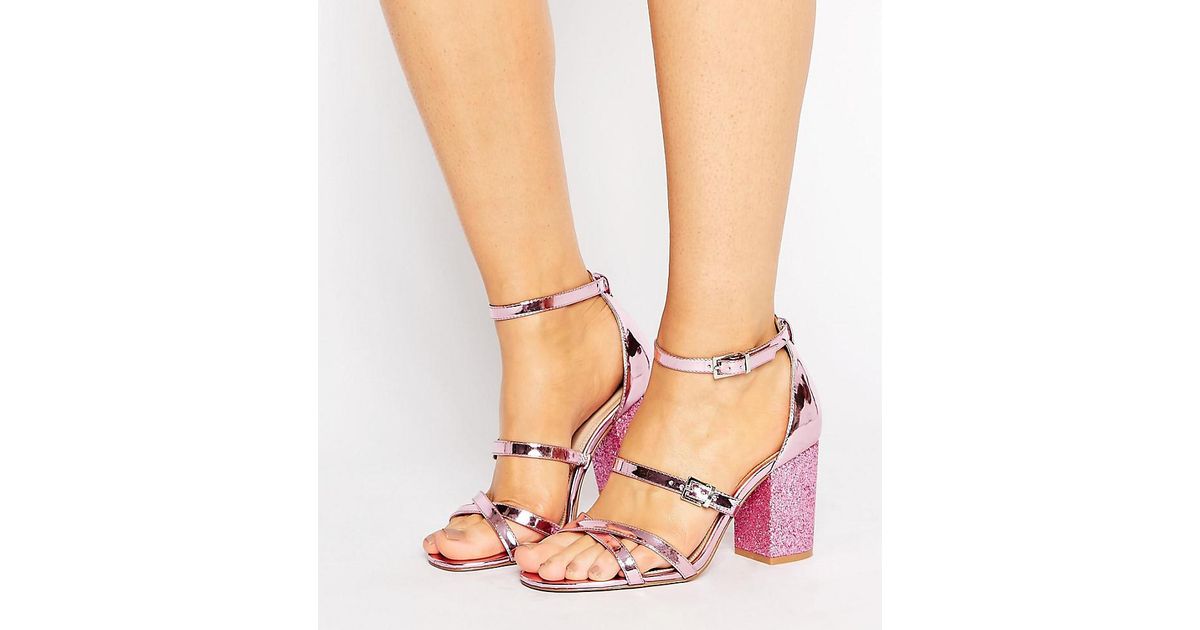 wide fit sparkly flat sandals