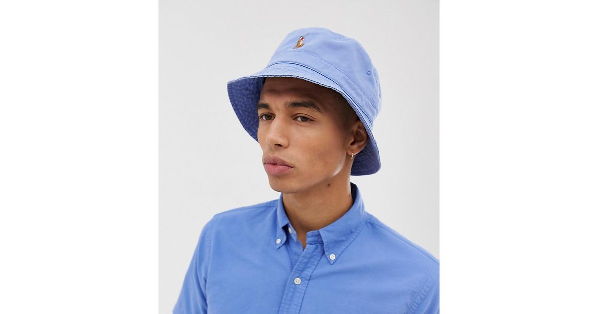 Asos Multi Player Logo Bucket Hat 