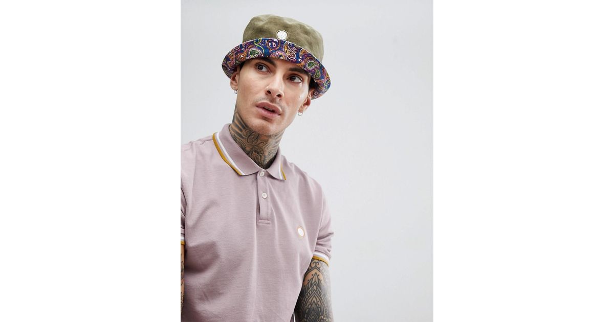 Pretty green best sale paisley bucket hat