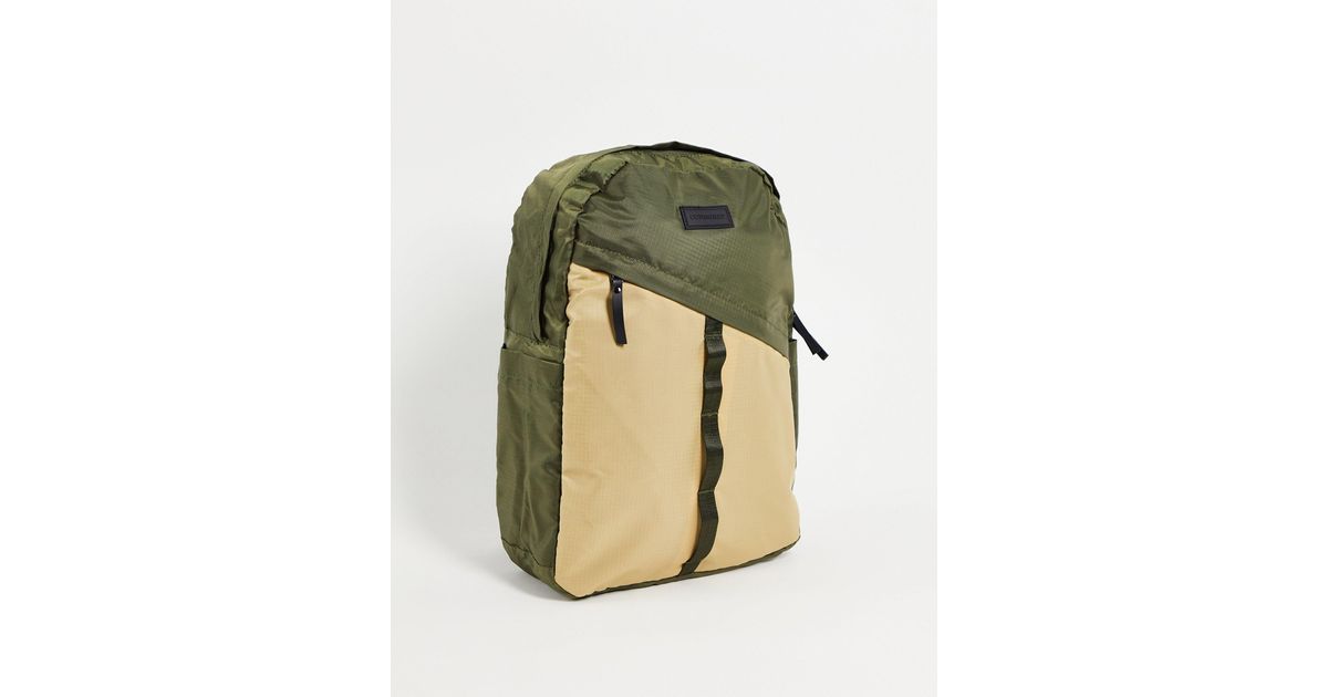 Consigned Diagonal Zip Backpack in Green for Men Lyst