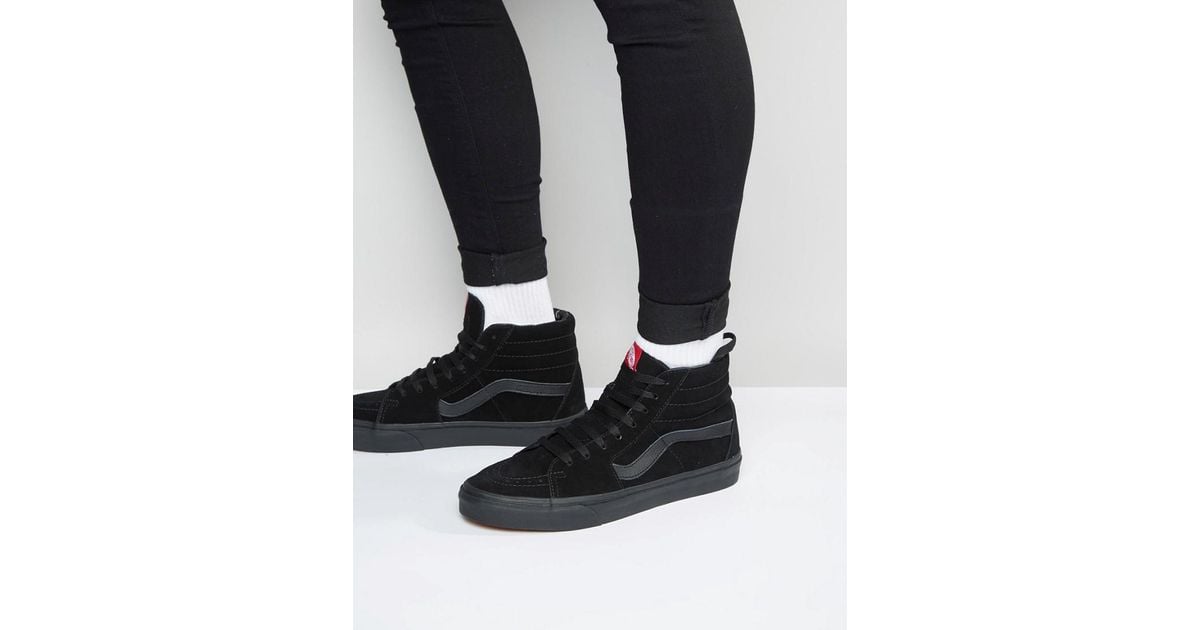 Sk8-Hi - Baskets en daim - Noir VD5IBKA Vans pour homme en coloris Black Sk8-Hi - Baskets en daim - Noir VD5IBKA Vans pour homme en coloris Black