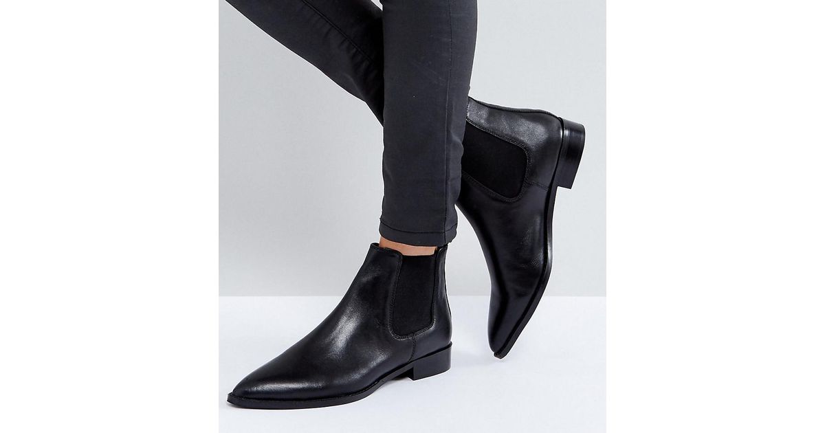 ASOS Asos Automatic Leather Chelsea 