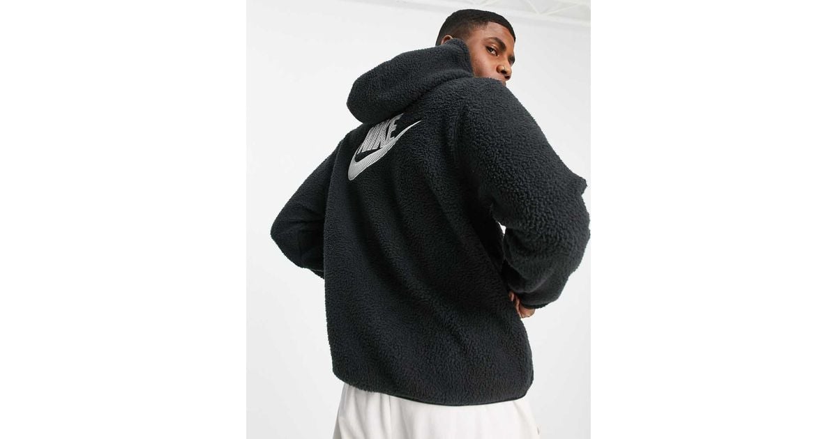 nike sherpa hoodie mens