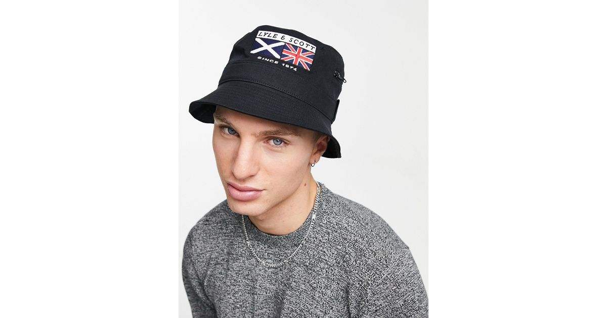 Lyle \u0026 Scott Heritage Zip Bucket Hat 
