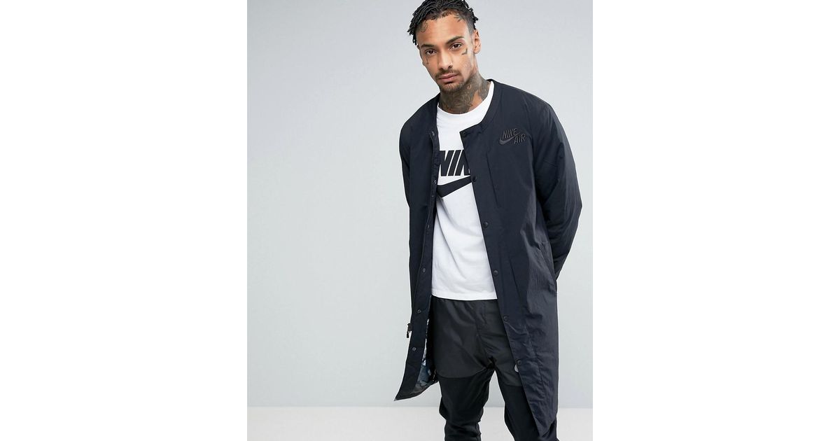 nike longline bomber jacket