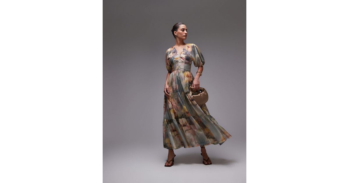 summer linen mini dress The Brenna Floral Print Collared Linen Mini Dress medium / Linen