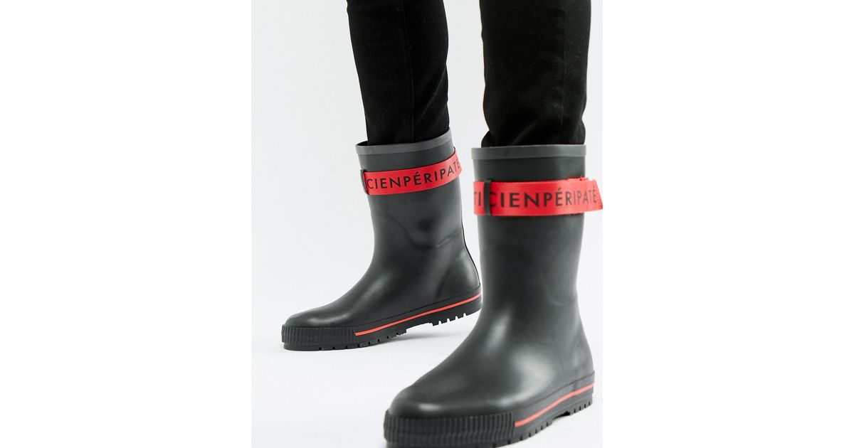 asos mens wellies