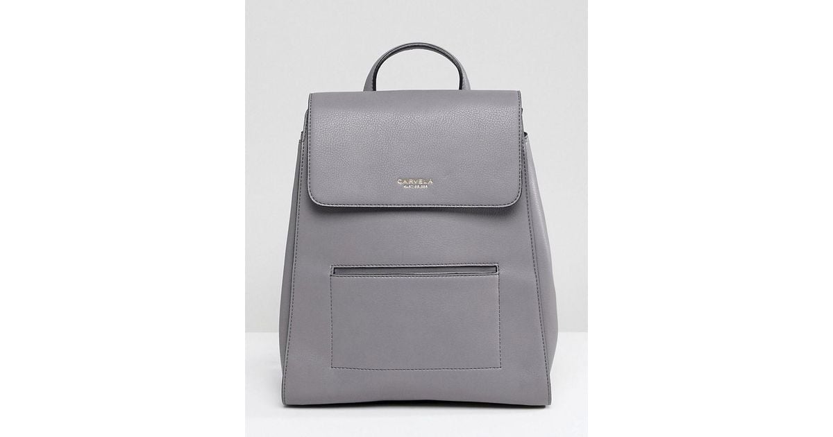carvela backpack grey