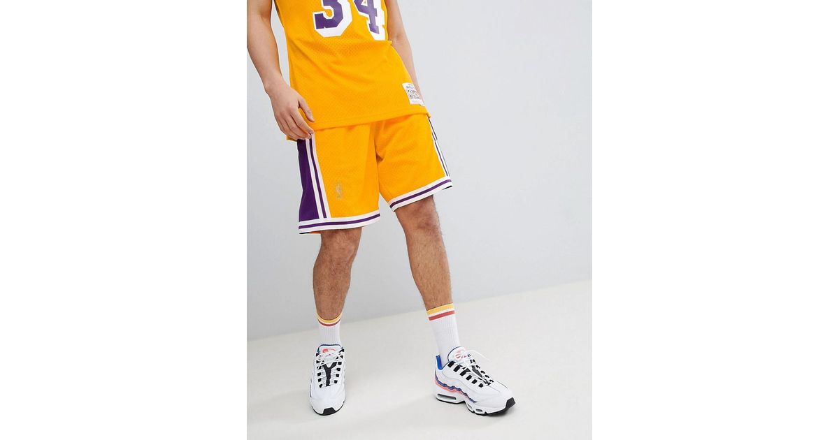 lakers swingman shorts